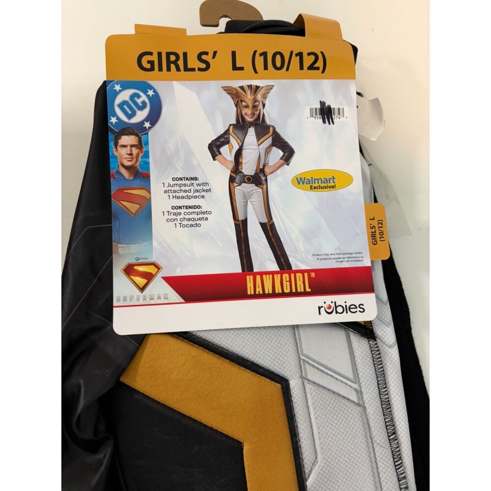 Rubies DC comics Hawkgirl Girls costume Large 10/12